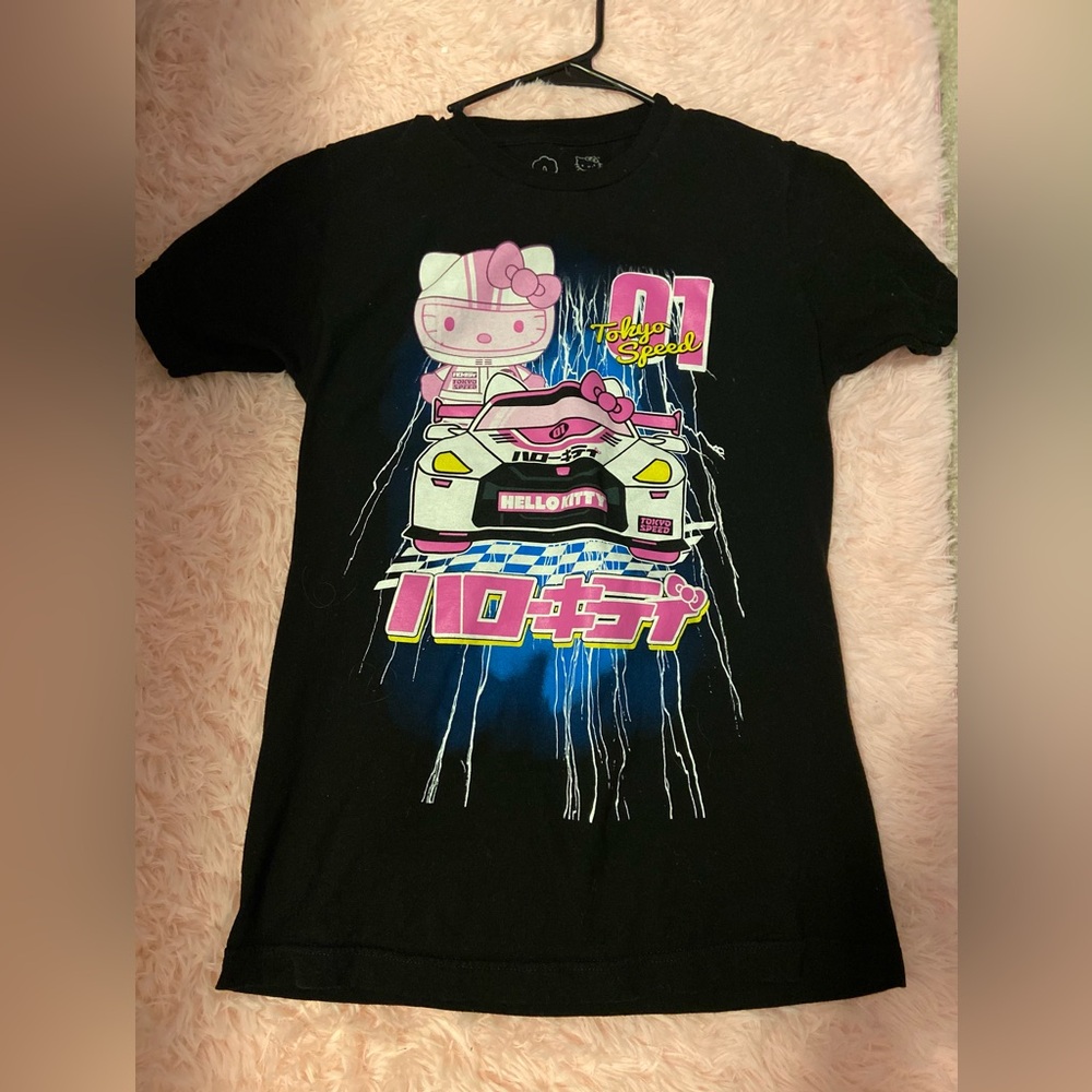 Black Hello Kitty T-Shirt (Small 34/36)